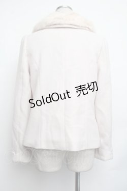 画像4: LODISPOTTO / ファー襟ショートコート  薄ピンク S-26-01-25-031-LO-CO-HR-ZS