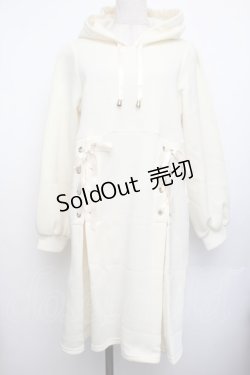 画像1: axes femme POETIQUE / レースアップパーカー  イエロー S-26-01-25-033-AX-TO-HR-ZS