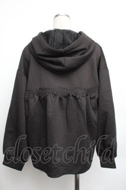 画像4: axes femme POETIQUE / ダンボールニットパーカー  黒 S-26-01-25-041-AX-TO-AS-ZS