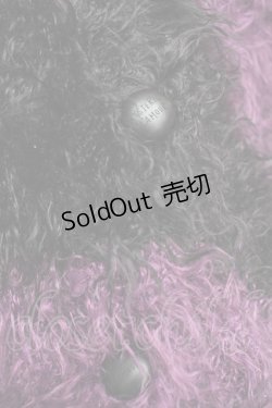 画像2: HYSTERIC GLAMOUR / シャギーボーダーカーディガン  黒ｘ紫 S-26-01-25-043-PU-TO-HR-ZS