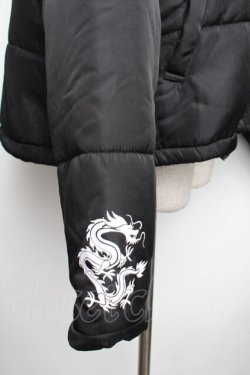 画像3: Jamie エーエヌケー / ドラゴンプリント中綿ブルゾン  黒 S-26-01-25-047-LO-JA-HR-ZS