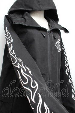 画像2: KRY CLOTHING / 「2014」シャカシャカライトアウター  黒 S-26-01-25-048-EL-TO-HR-ZS