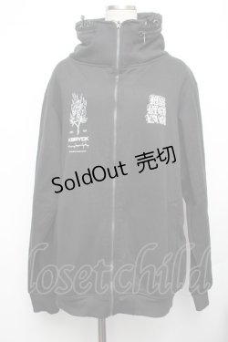 画像1: KRY CLOTHING / 「GOST」裏起毛ボリュームネックトップス  黒 S-26-01-25-049-EL-TO-HR-ZS