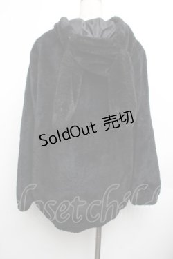 画像2: GOTH / うさみみフードファーパーカー  黒 S-26-01-25-050-GO-TO-HR-ZS