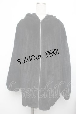 画像3: GOTH / うさみみフードファーパーカー  黒 S-26-01-25-050-GO-TO-HR-ZS