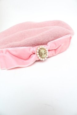 画像2: m petit by misako / AMモチーフリボンベレー  ピンク S-26-01-25-006-LO-AC-AS-ZS