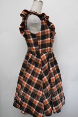 画像2: Ank Rouge / チェックワンピース  ブラウンS-26-01-25-055-CA-OP-AS-ZT591 (2)