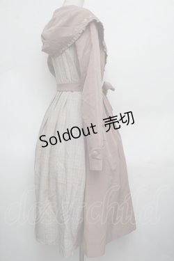 画像2: axes femme / フェミニンフーデットコート  ベージュ S-26-01-25-056-AX-CO-AS-ZS