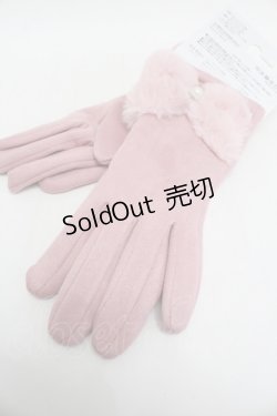 画像2: m petit by misako / AMリボンパールツキグローブ  ピンク S-26-01-25-001-LO-ZA-AS-ZS