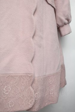 画像2: axes femme POETIQUE / ファーティペ付ロングコート  ピンク S-26-01-25-061-AX-CO-HR-ZS