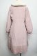 画像4: axes femme POETIQUE / ファーティペ付ロングコート  ピンク S-26-01-25-061-AX-CO-HR-ZS (4)