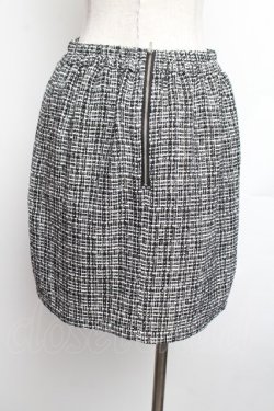 画像3: Jamieエーエヌケー / ツイードスカート  黒ｘ白 S-26-01-25-062-0-TO-HR-ZS