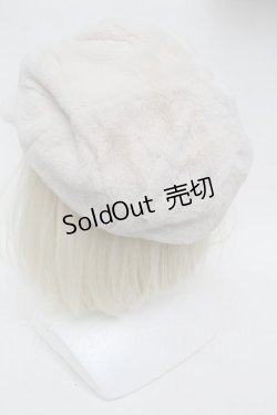 画像2: Maison de FLEUR / ファーキャスケット  オフ S-26-01-25-010-LO-AC-AS-ZS