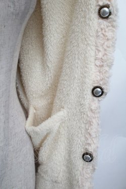 画像3: axes femme / ニット&ボアリバーシブルカーディガン  オフ S-26-01-25-024-AX-TO-AS-ZS