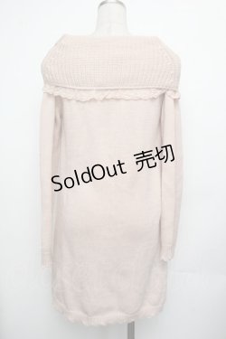 画像3: axes femme / ニットワンピース  ピンク S-26-01-25-028-AX-TO-AS-ZT609