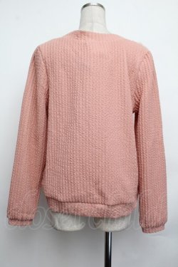 画像3: axes femme / プードルファーVネックトップス  ピンク S-26-01-25-029-AX-TO-AS-ZS