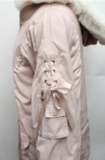 画像3: Secret Honey / フリルポケットオーバーサイズMA-1  ピンク S-26-01-26-033-CA-CO-HR-ZTC072 (3)