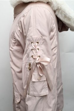 画像3: Secret Honey / フリルポケットオーバーサイズMA-1  ピンク S-26-01-26-033-CA-CO-HR-ZS