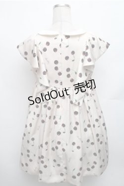 画像2: himitsu by syrup.(RoseMarie seoir) / チェリープリントワンピース  キナリ S-26-01-26-034-LO-OP-HR-ZS