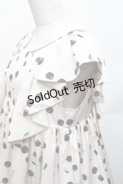 画像3: himitsu by syrup.(RoseMarie seoir) / チェリープリントワンピース  キナリ S-26-01-26-034-LO-OP-HR-ZS