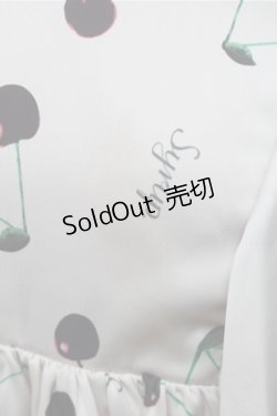 画像4: himitsu by syrup.(RoseMarie seoir) / チェリープリントワンピース  キナリ S-26-01-26-034-LO-OP-HR-ZS