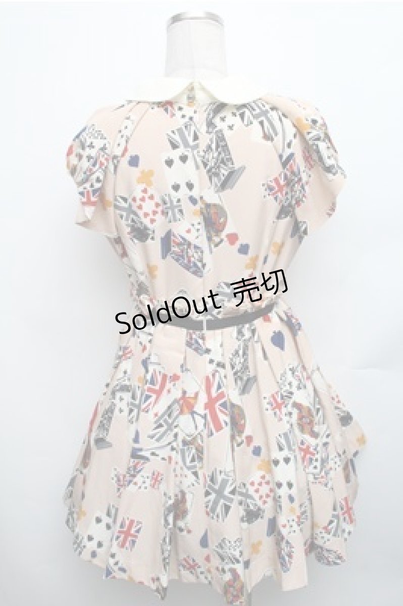 画像2: Honey Bunch / トランプ柄ワンピース  ピンク S-26-01-26-036-LO-OP-HR-ZS (2)