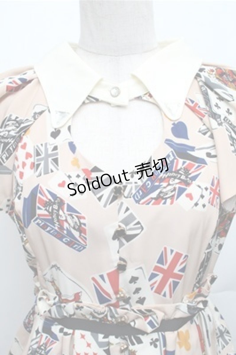 画像3: Honey Bunch / トランプ柄ワンピース  ピンク S-26-01-26-036-LO-OP-HR-ZS (3)