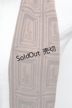 画像2: Q-pot. / チョコレートマフラー  ブラウン S-26-01-26-005-QP-ZA-AS-ZS