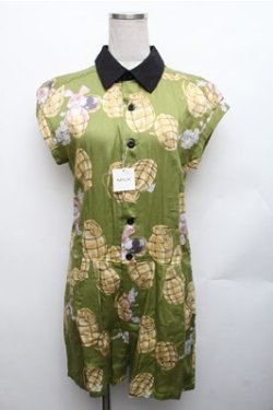 画像1: MILK / Pine Bombコンビネゾン  グリーン S-26-01-26-041-ML-PA-HR-ZS