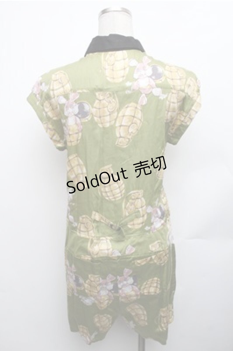 画像2: MILK / Pine Bombコンビネゾン  グリーン S-26-01-26-041-ML-PA-HR-ZS (2)