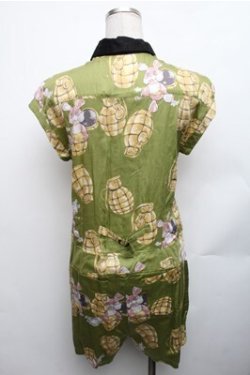 画像2: MILK / Pine Bombコンビネゾン  グリーン S-26-01-26-041-ML-PA-HR-ZS