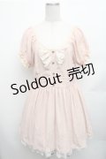 LOLITA / レースシフォンワンピース  ピンク S-26-01-26-042-LO-TO-HR-ZS