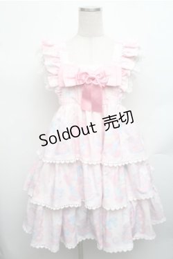 画像1: 中国ロリータ / ワンピース  ピンク S-26-01-26-044-LO-OP-AS-ZS