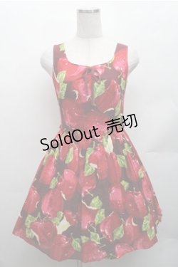 画像1: MILK / アップルポイズンドレス  赤 S-26-01-26-045-ML-OP-HR-ZS