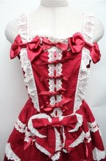 画像3: BABY,THE STARS SHINE BRIGHT / Petal fortune tellingジャンパースカート  エンジ S-26-01-26-046-BA-OP-HR-ZS (3)