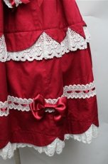 画像4: BABY,THE STARS SHINE BRIGHT / Petal fortune tellingジャンパースカート  エンジ S-26-01-26-046-BA-OP-HR-ZS (4)