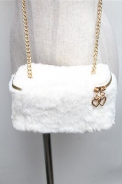 画像2: LOLITA / ファーショルダーポーチ  オフ S-26-01-26-007-LO-BG-HR-ZS