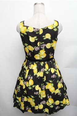 画像2: MILK / レモンライムドレス  黒 S-26-01-26-051-ML-OP-HR-ZS