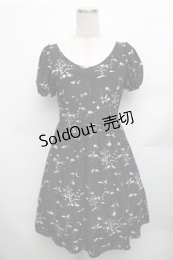 画像1: MILK / Baby Fishワンピース  黒 S-26-01-26-052-ML-OP-HR-ZS