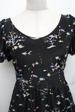 画像3: MILK / Baby Fishワンピース  黒 S-26-01-26-052-ML-OP-HR-ZS