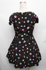 画像2: Honey Bunch / ハローキティコラボワンピース  黒 S-26-01-26-053-LO-OP-HR-ZS (2)