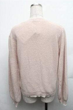 画像2: axes femme / リボン通しニット F ピンク S-26-01-26-060-AX-TO-TE-ZS