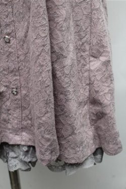 画像4: axes femme / 編み上げデザイントップス  パープル S-26-01-26-018-AX-TO-HR-ZS