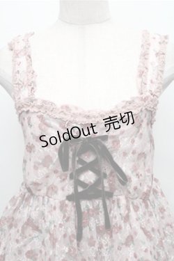 画像3: axes femme / プリントレースチュニック  ピンク S-26-01-26-019-AX-TO-AS-ZS