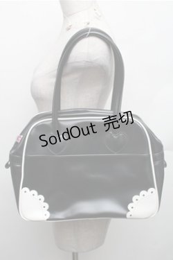 画像2: Angelic Pretty / 宝石リボンボストンバッグ  黒 S-26-01-27-033-AP-BG-TE-ZS