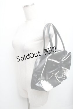 画像6: Angelic Pretty / 宝石リボンボストンバッグ  黒 S-26-01-27-033-AP-BG-TE-ZS