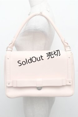 画像1: Maison de FLEUR / ダブルリボンフラップバッグ  ピンク S-26-01-27-035-LO-BG-AS-ZS