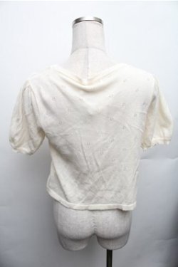 画像2: axes femme / リボンデザインボレロ M 生成り S-26-01-27-041-AX-TO-TE-ZS