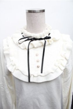 画像3: axes femme / ヨークフリルニット F 白 S-26-01-27-043-AX-TO-TE-ZS