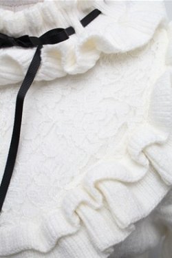 画像4: axes femme / ヨークフリルニット F 白 S-26-01-27-043-AX-TO-TE-ZS